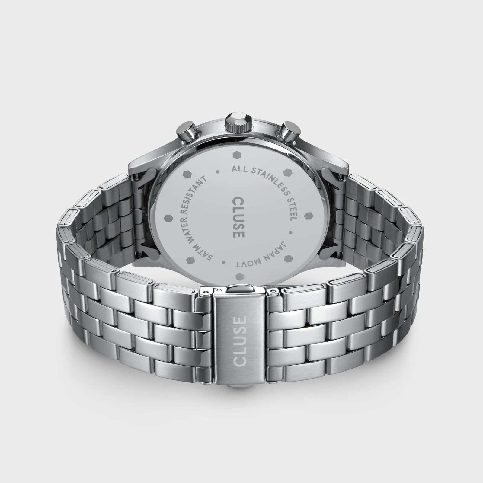 Anthéor Multifunction Watch Steel, Black, Silver Colour - Image 4