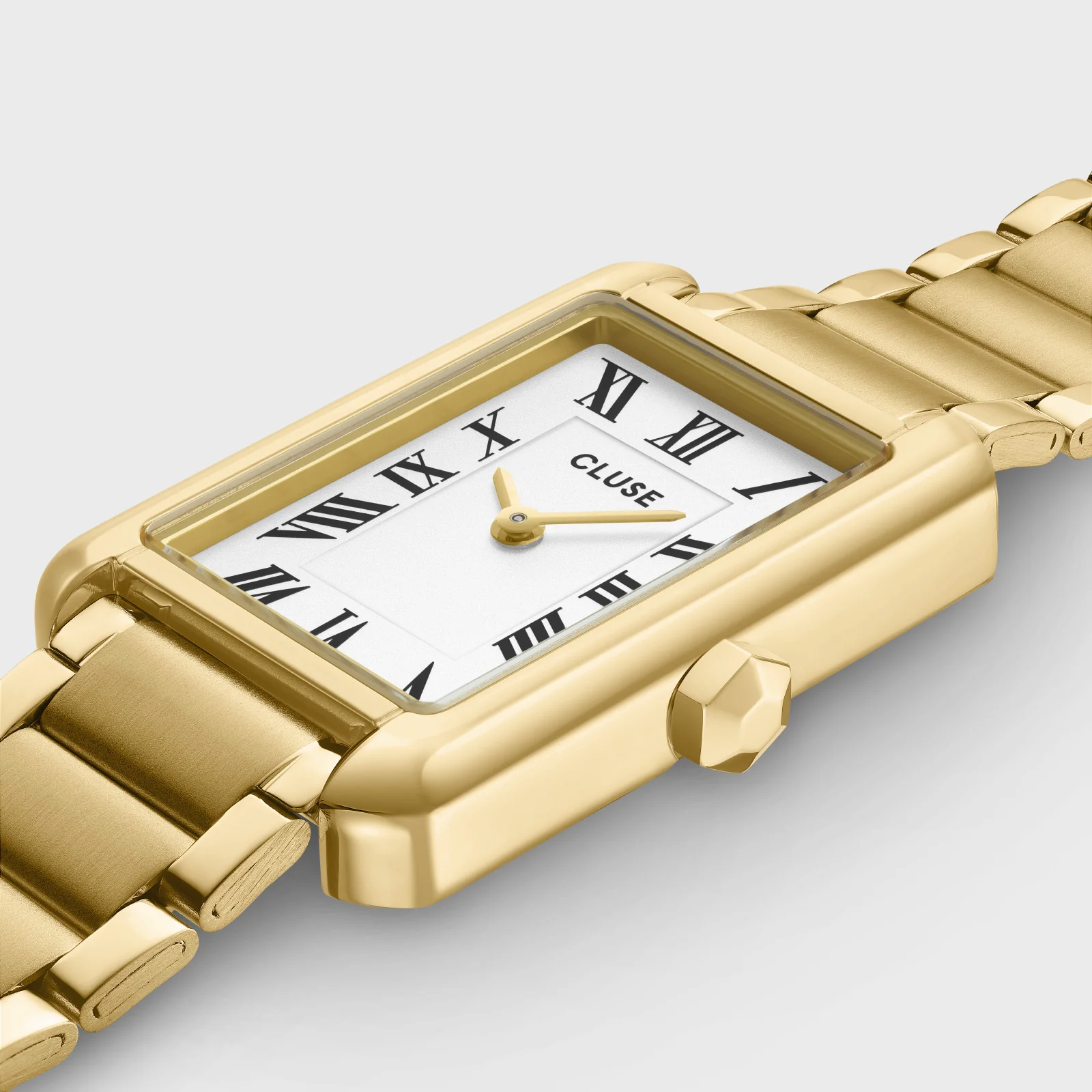 Belisenna Watch Steel, White, Gold Colour - Image 3