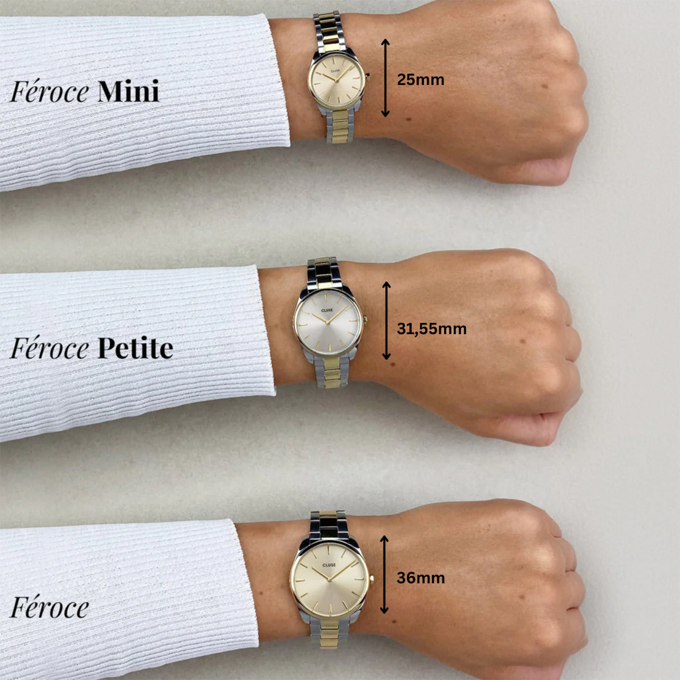 Féroce Petite Watch Steel, Two-Tone - Image 8