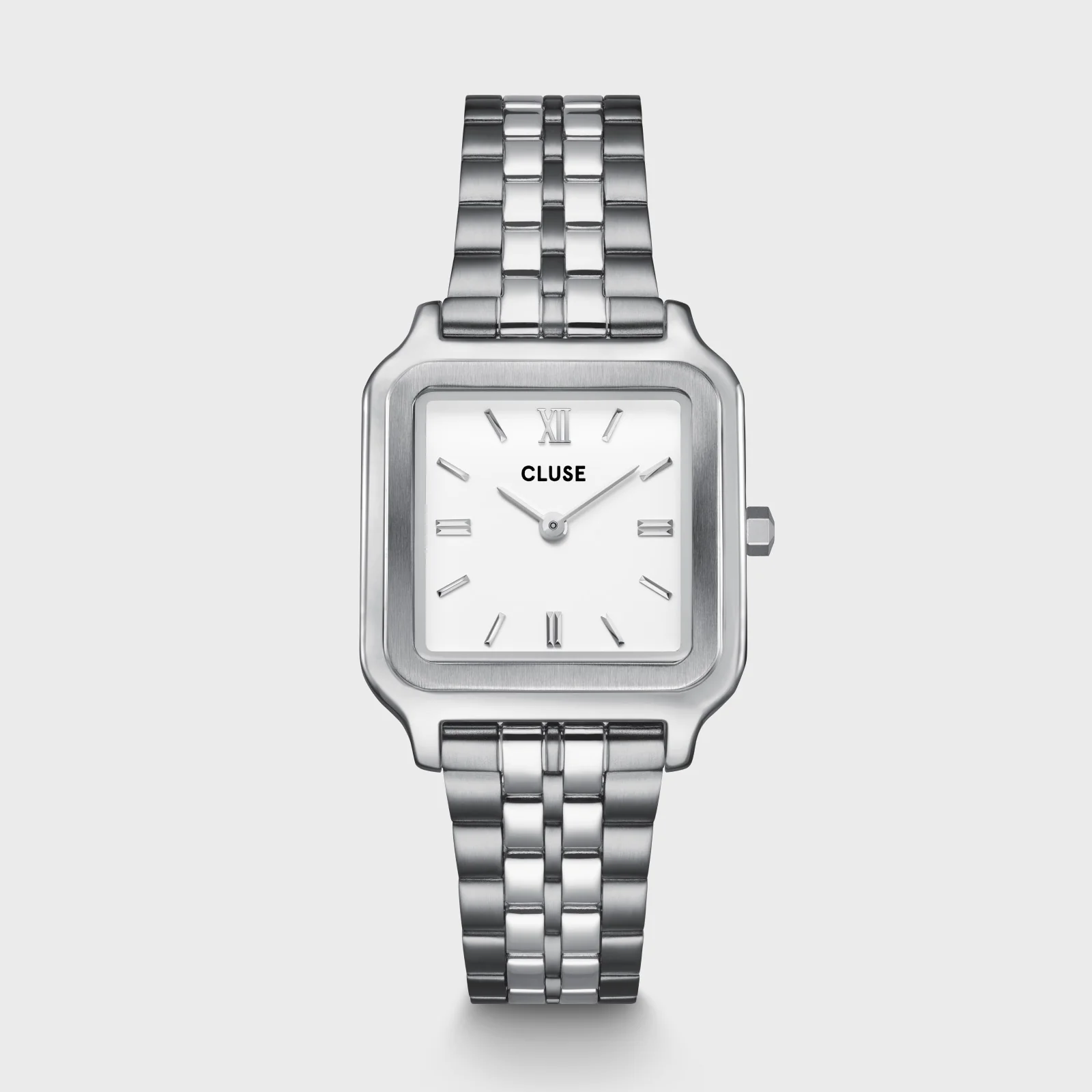 Gift Box Gracieuse Watch Steel, White & Élevé Tennis Bracelet, Silver Colour - Image 3