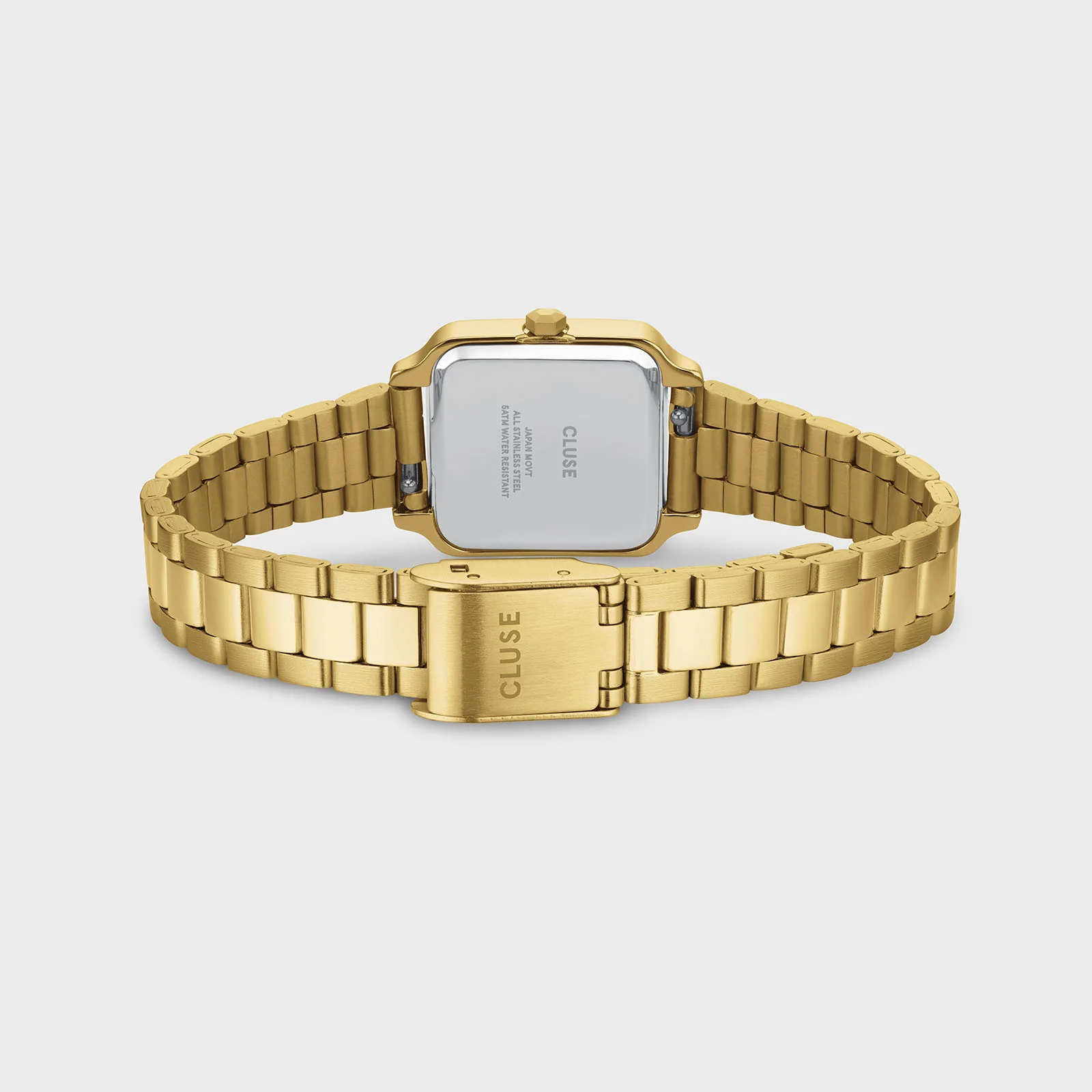 Gracieuse Mini Watch Steel, Sage Green, Gold Colour - Image 4