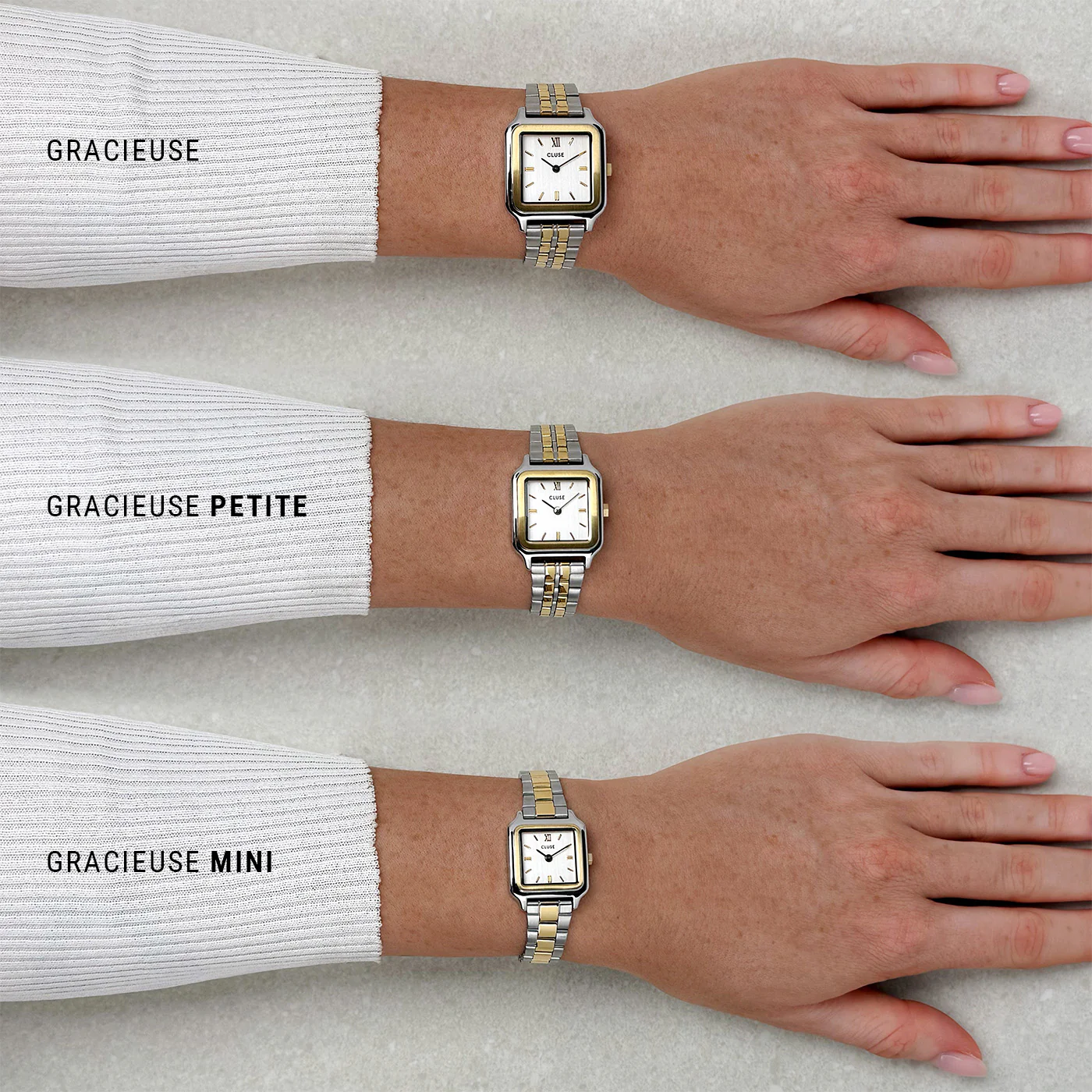 Gracieuse Petite Watch Double Steel, Kyanite Blue, Gold Colour - Image 6