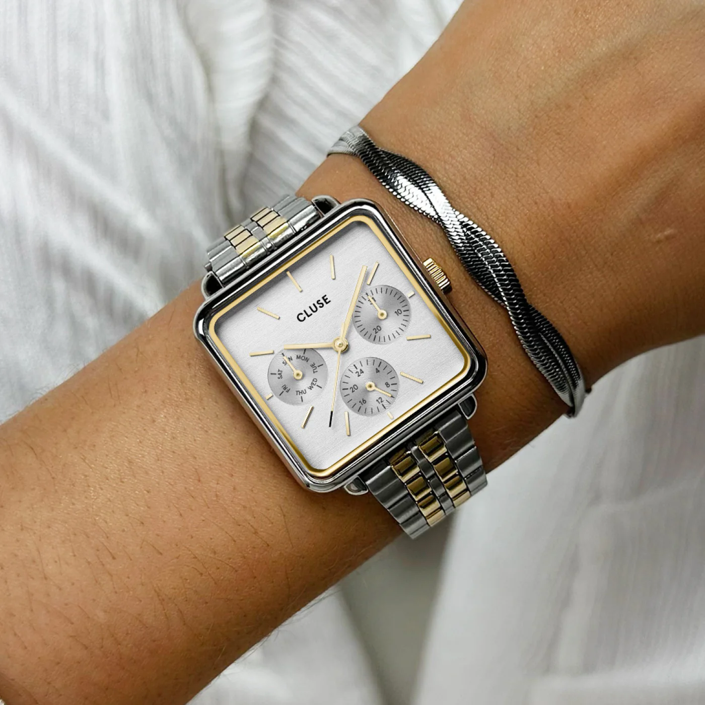 La Tétragone Multifunction Watch Steel, Two-Tone - Image 2