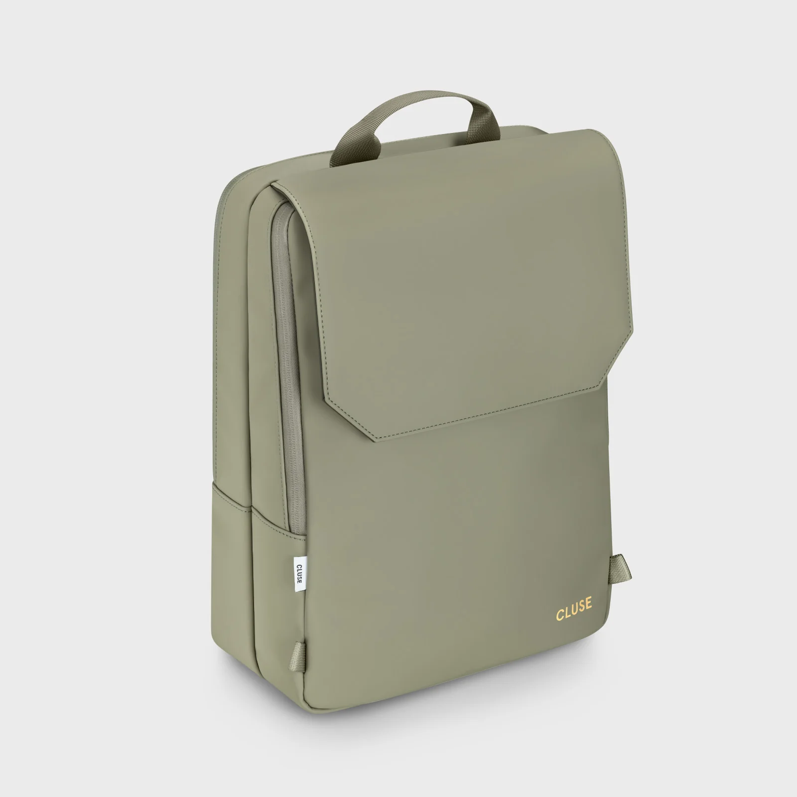 Le Réversible Backpack, Light Green Olive, Gold Colour - Image 9