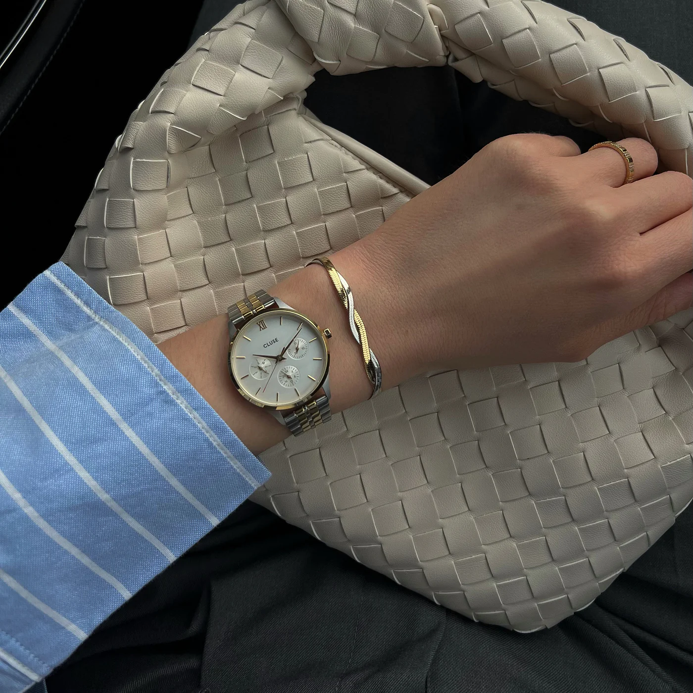 Minuit Multifunction Watch Steel, Two-Tone - Image 6