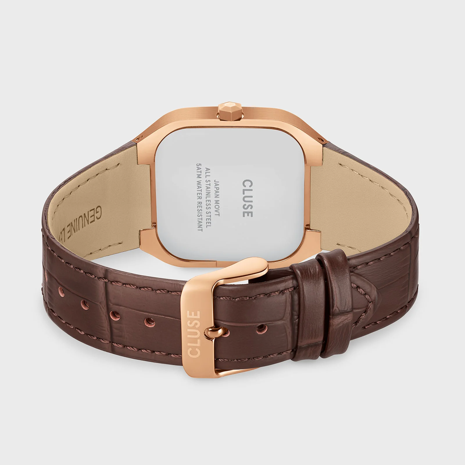 Quadrus Watch Leather, Blue, Rose Gold Colour - Image 4