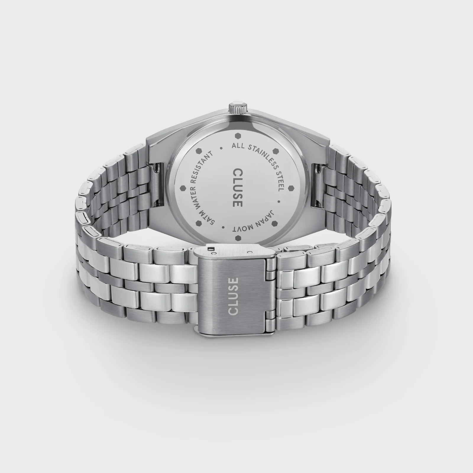 Retro 70s Watch Steel, Light Blue, Silver Colour - Image 4
